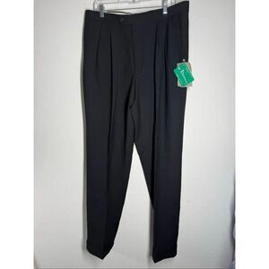 Vintage NWT Stretch Wool Blend Men’s Pants Black Sz 54EU/ L US See Description